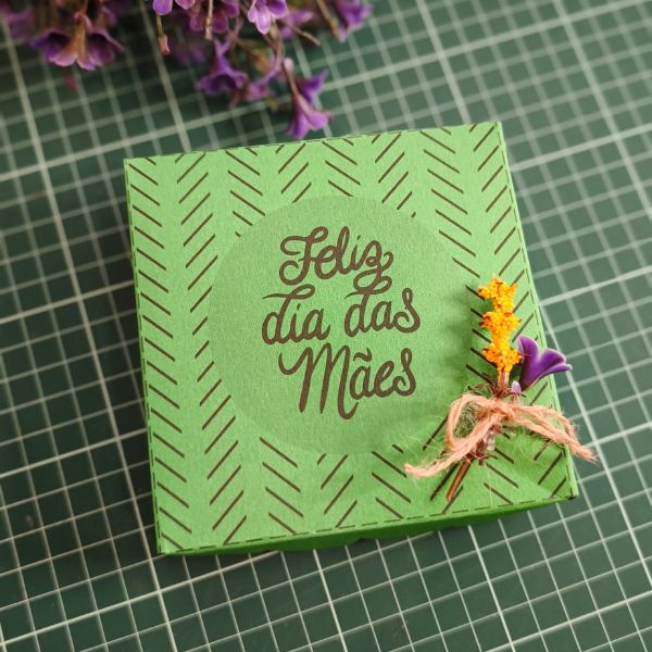 Caixa Dia das Mães, moldes.